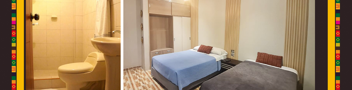 habitacion doble hotel alojamiento chorrillos lima peru